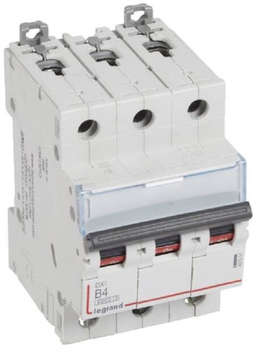 Выключатель автоматический Legrand DX3-E 6000 3п 4А B 10кА картинка